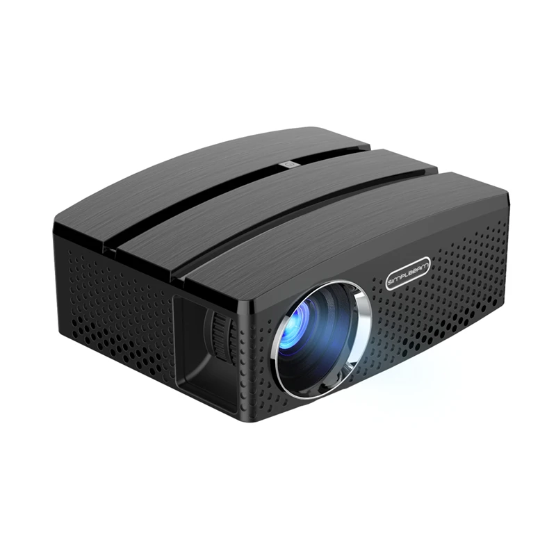 Exquizon GP80UP HD LED Mini USB HDMI Portable Projector Android 6.0 Version wifi bluetooth for Home Theater 1080P Cinema beamer (5)