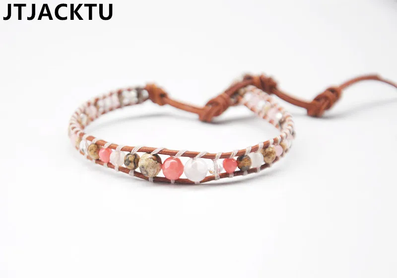 

JTJACKTU Coral Bracelet Jewelry Handmade Bracelet Multi Color Wrap Bracelet Couples Bracelets Creative G