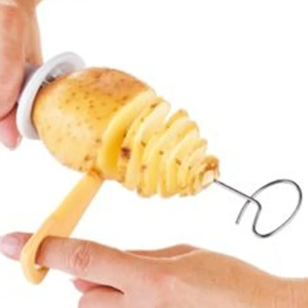 

Potato Spiral Cutter Slicer Potato Chips Making Twist Spiral Shredder Cooking Tools 23CM