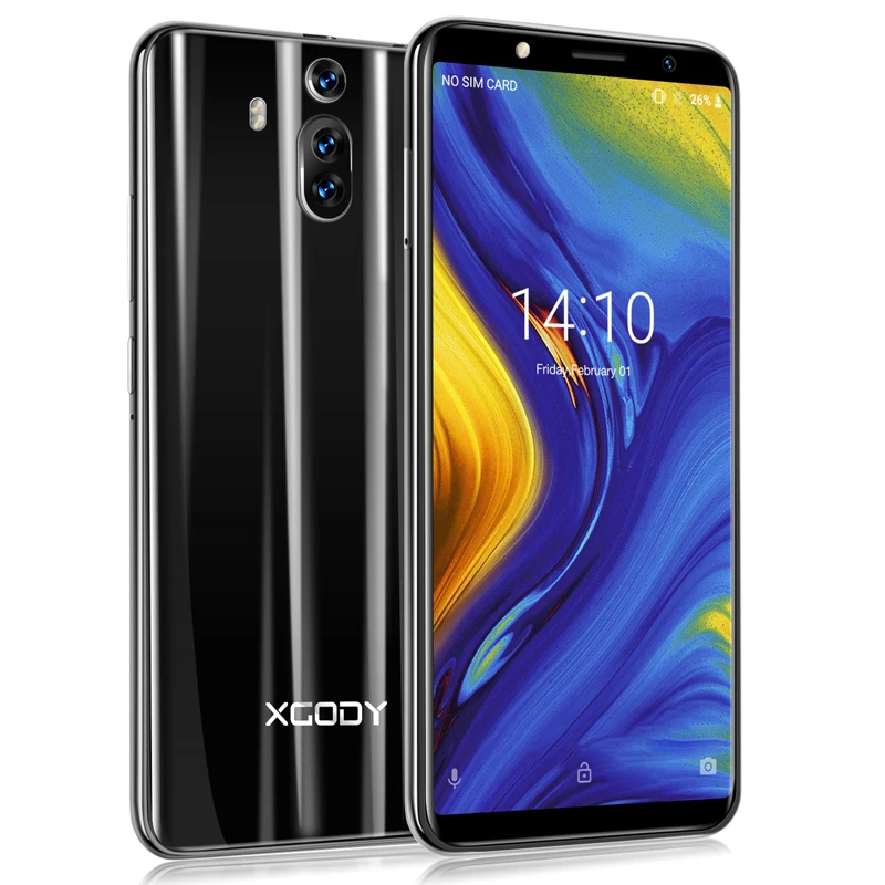XGODY Mate RS 3G Dual Sim Smartphone 6 Inch 18:9 Smart Android 8.1 Celular Quad Core 1GB+8GB 2800mAh 5MP Camera Mobile Phone GPS XGODY Mate RS 3G Dual Sim Smartphone 6 Inch 18:9 Smart Android 8.1 Celular Quad Core 1GB+8GB 2800mAh 5MP Camera Mobile Phone GPS