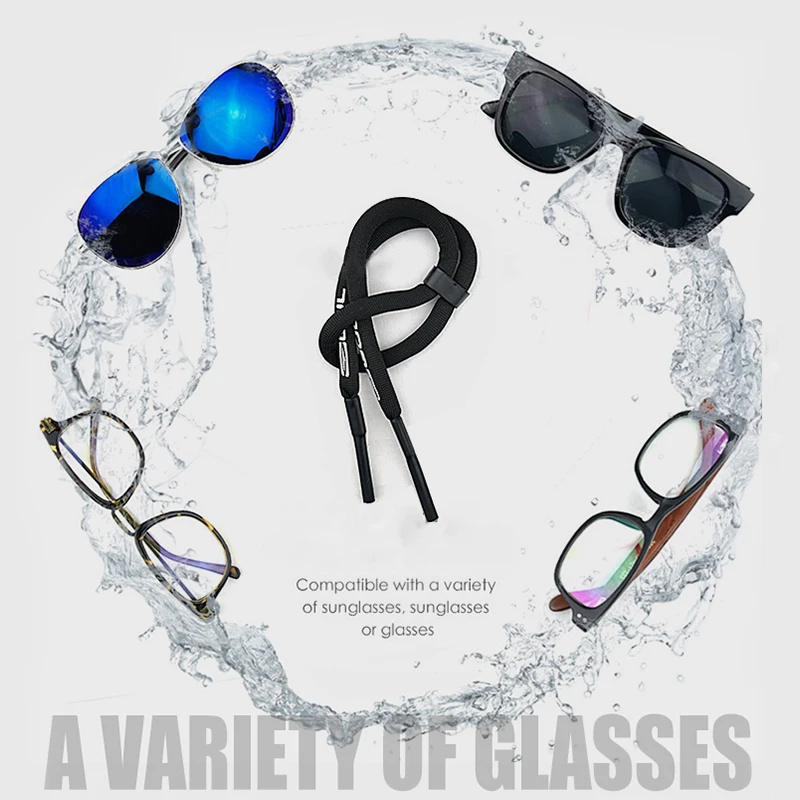 Плавающая цепочка для солнцезащитных очков, спортивные очки, шнур для очков, держатель для очков, шейный ремешок, очки для чтения