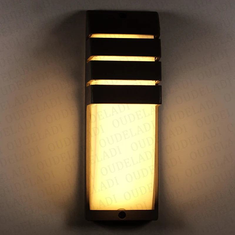 Черный Открытый водонепроницаемый Бра 7 Вт COB светодиодный настенный светильник AC85-265V алюминиевый садовый светильник для крыльца коридора s Ретро настенный светильник