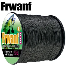 Frwanf – ligne de pêche tressée PE 8 brins, Multifilament, Super solide, corde de pêche, carpe, 500m, 10lb, 20lb, 130lb, 300lb