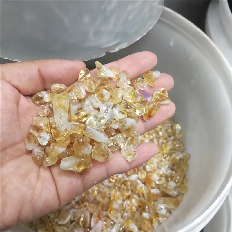 

50g Natural Brazil Citrine Stone Yellow Quartz Crystal Healing Mineral Degaussing DIY Material Natural Quartz Crystals