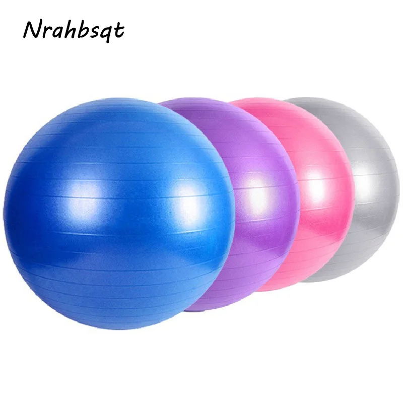 

NRAHBSQT PVC Utility Yoga Balls 75cm Sport Fitness Pilates Balls Thicken Explosion-proof Yoga Balance Exercise Ball YB001
