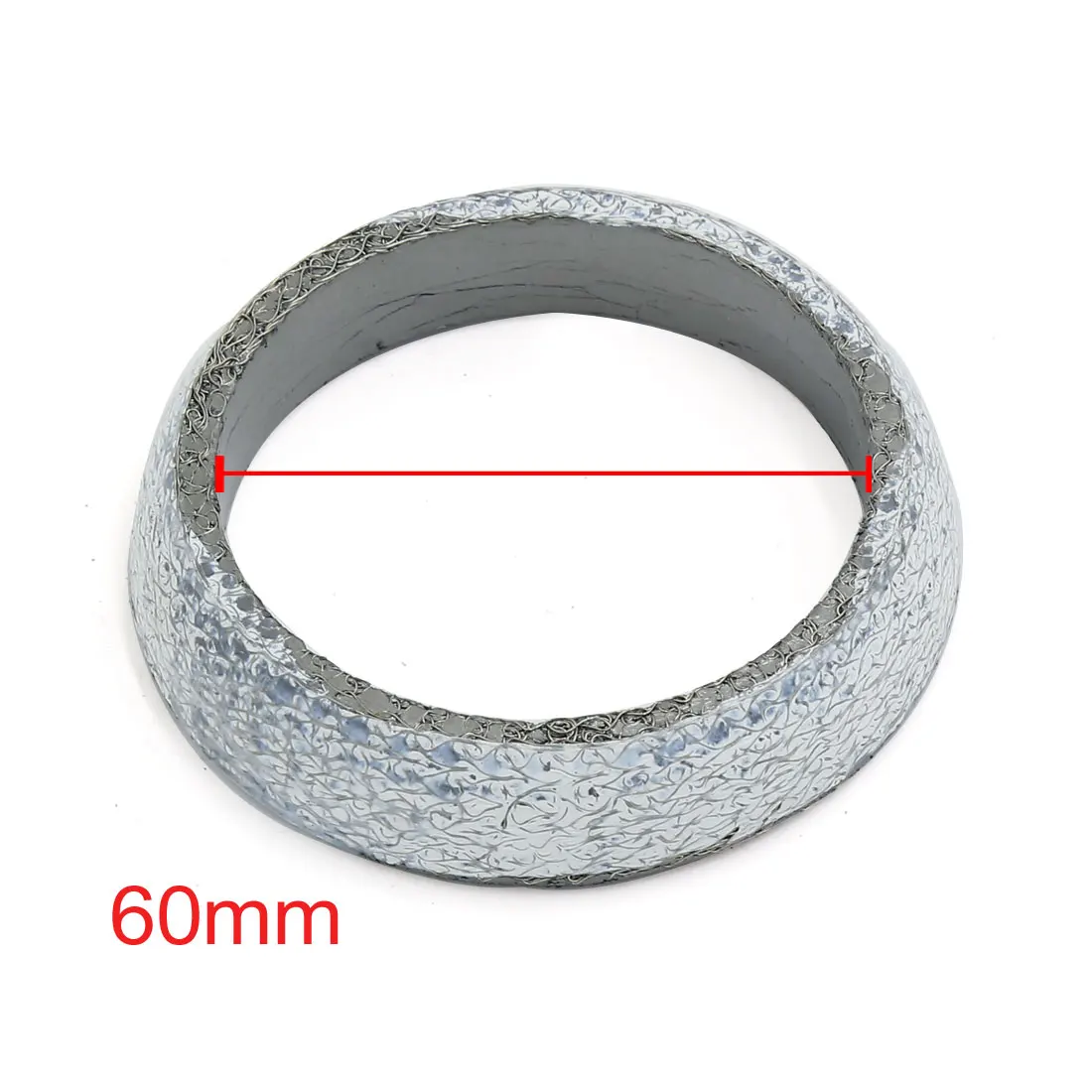 UXCELL Car 60Mm Inner Dia Graphite Exhaust Tail Pipe Flange Donut