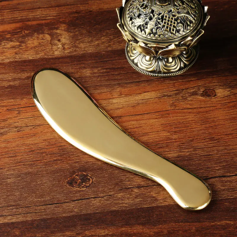 Copper Gua Sha Board Body Massage Tool Guasha Board For Acupuncture