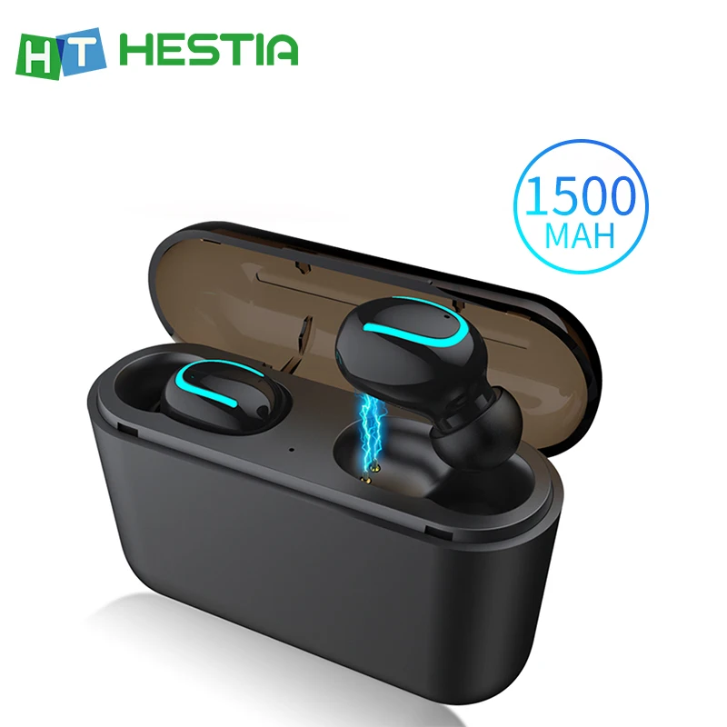HESTIA Q32 Bluetooth 5,0 беспроводные наушники TWS спортивные наушники гарнитура вкладыши футляр для наушников для телефона PK HBQ