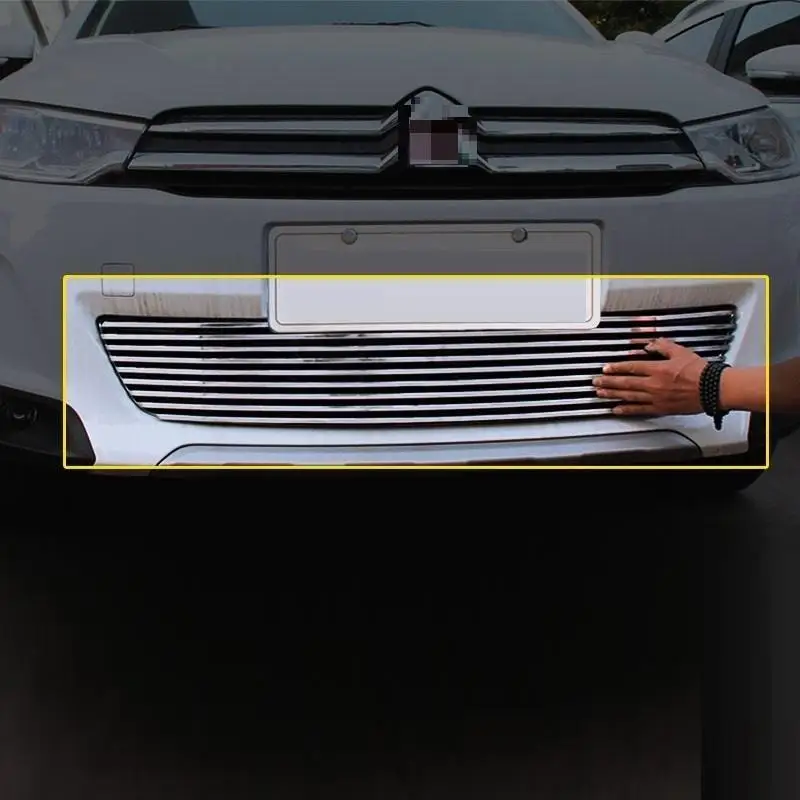 

Grille Air conditioner exterior promote automovil modified car styling covers mouldings sticker strip parts 15 FOR Citroen C3-XR
