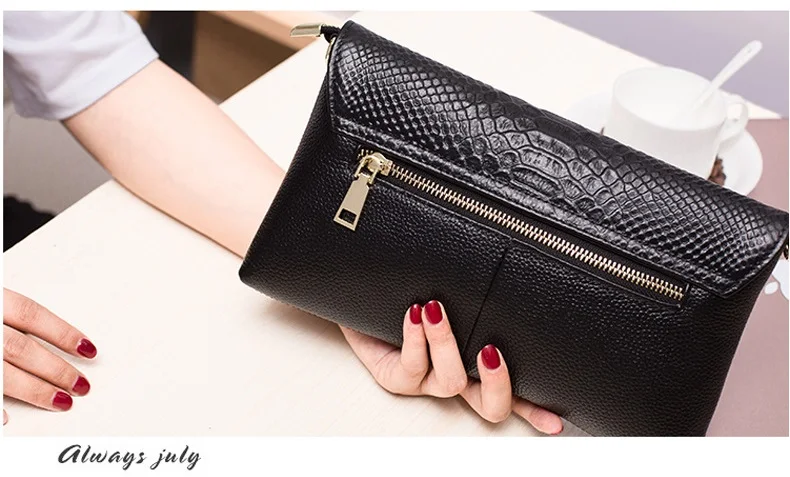 MJ Brand Serpentine Genuine Leather Women Messenger Bag Female Small Crossbody Bag Natural Real Leather Day Clutch with Wristlet (10)