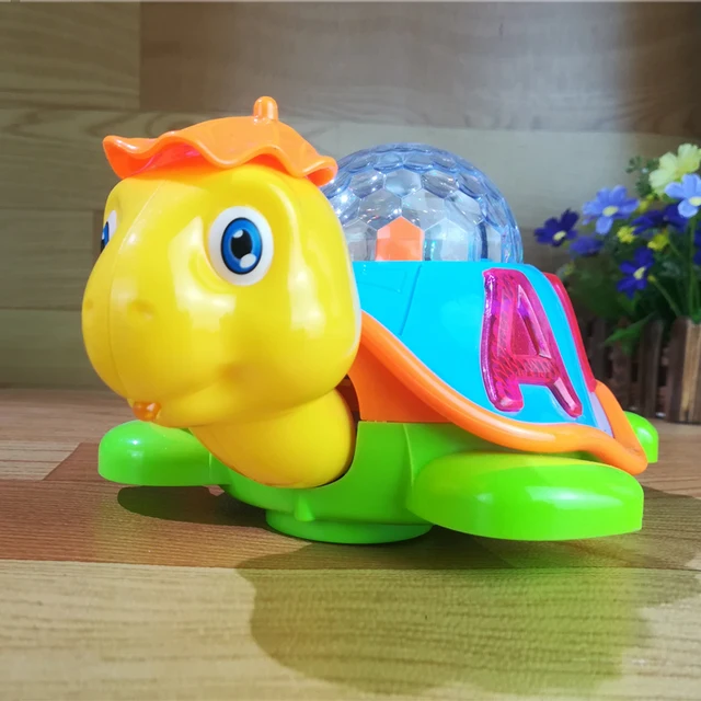 Baby Toy Cartoon LED Light Music Universal Electric Flash 3D Lights Children's Sports Toy Crawl Turtle Perfect Birthday Gifts 5