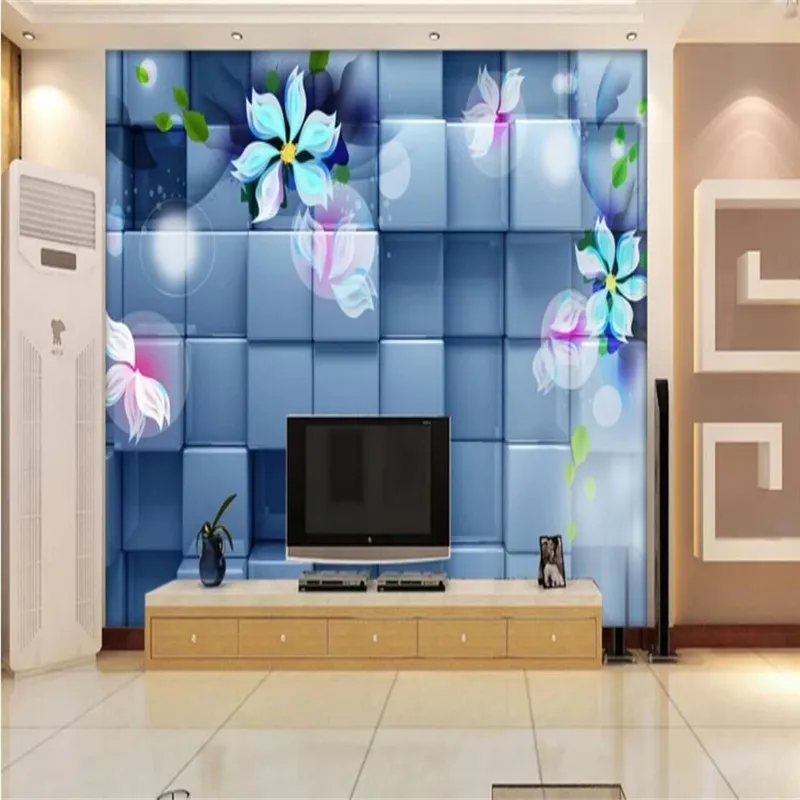 Custom mural dream 3D background wall blue background manufacturers