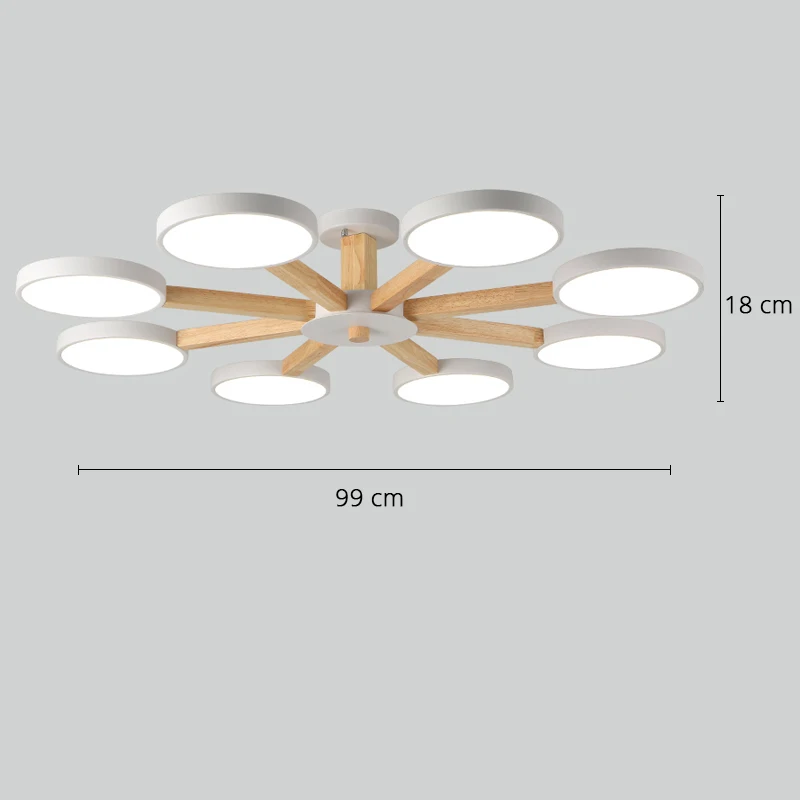 Потолочный светильник, Светильники для гостиной, светодиодный, современный, для гостиной, спальни, украшение для дома, для помещений, лампа, дизайн, искусство, креативное дерево, железо - Цвет корпуса: White 6 lights