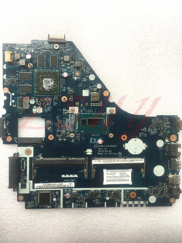 For font b Acer b font E1 572G Laptop motherboard NBMFP1100B I5 LA 9531P REV1A R7