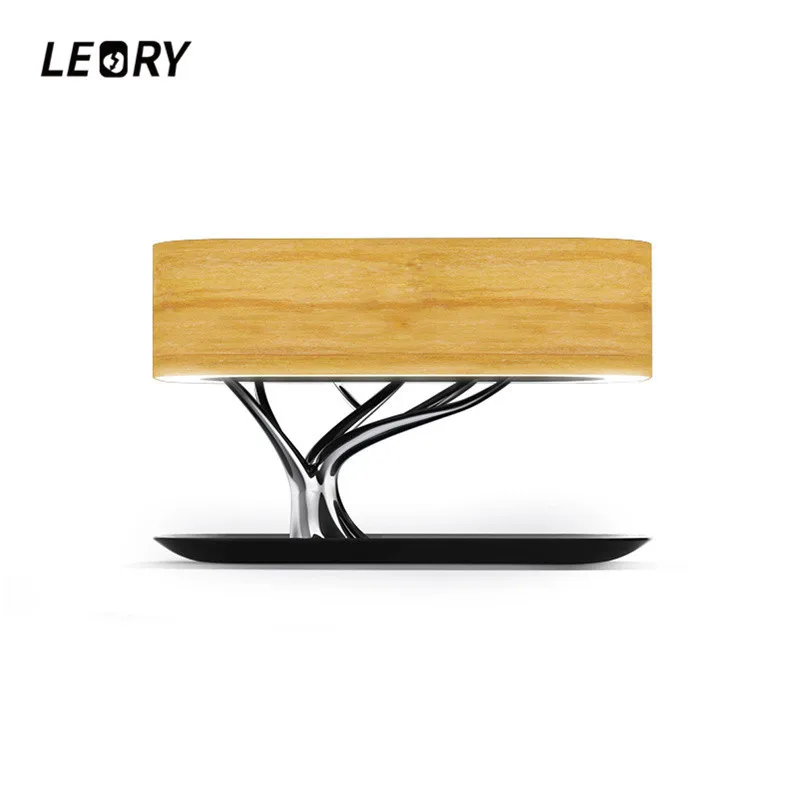 

LEORY 3 in 1 Multifunctional Bluetooth Speaker 20W LED Light WiFi Speaker Phone Fast Charging Smart Speaker for IPHONE Android