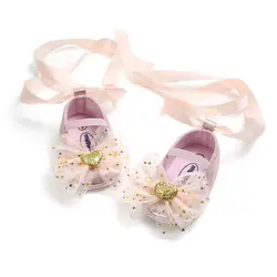 Детская обувь принцессы 2018 нескользящие для маленьких девочек детские туфли для принцессы первый шаг обуви