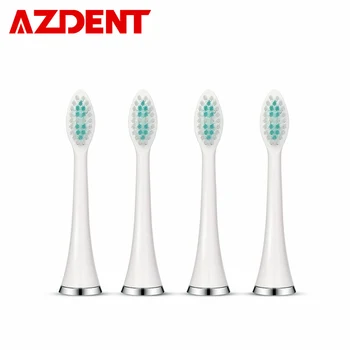 

4 pcs/lot Electric Toothbrush Heads suit for AZDENT AZ-5 Pro Sonic Toothbrush Ultrasonic Tooth Brush 5 Modes Tooth Whitening