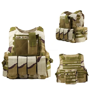 

Camo Military Vest Battlefield Essential Equipment Tactical Premium Vests Air force Training Suit CS Army Vest SWAT Combat Suits