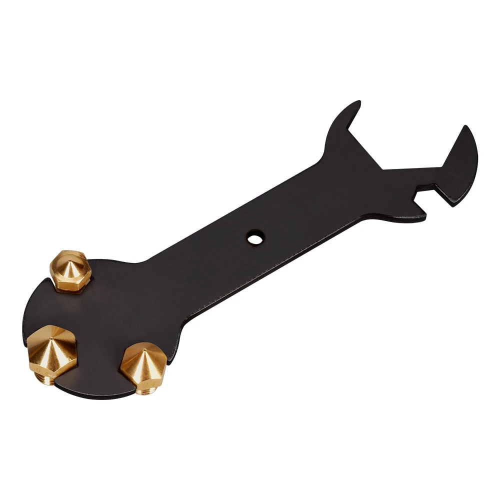 Детали для 3D-принтера, гаечный ключ 5 в 1, гаечный ключ, от 5,7 мм до 20,2 мм, стальной гаечный ключ, плоский ключ для 3d MK8 MK10, насадка, инструмент