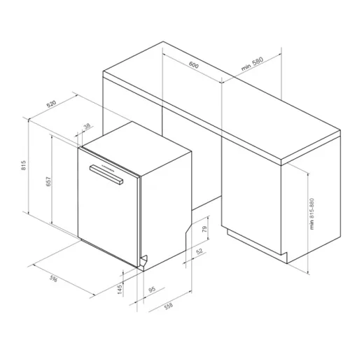 GS 6055 посудомоечная машина