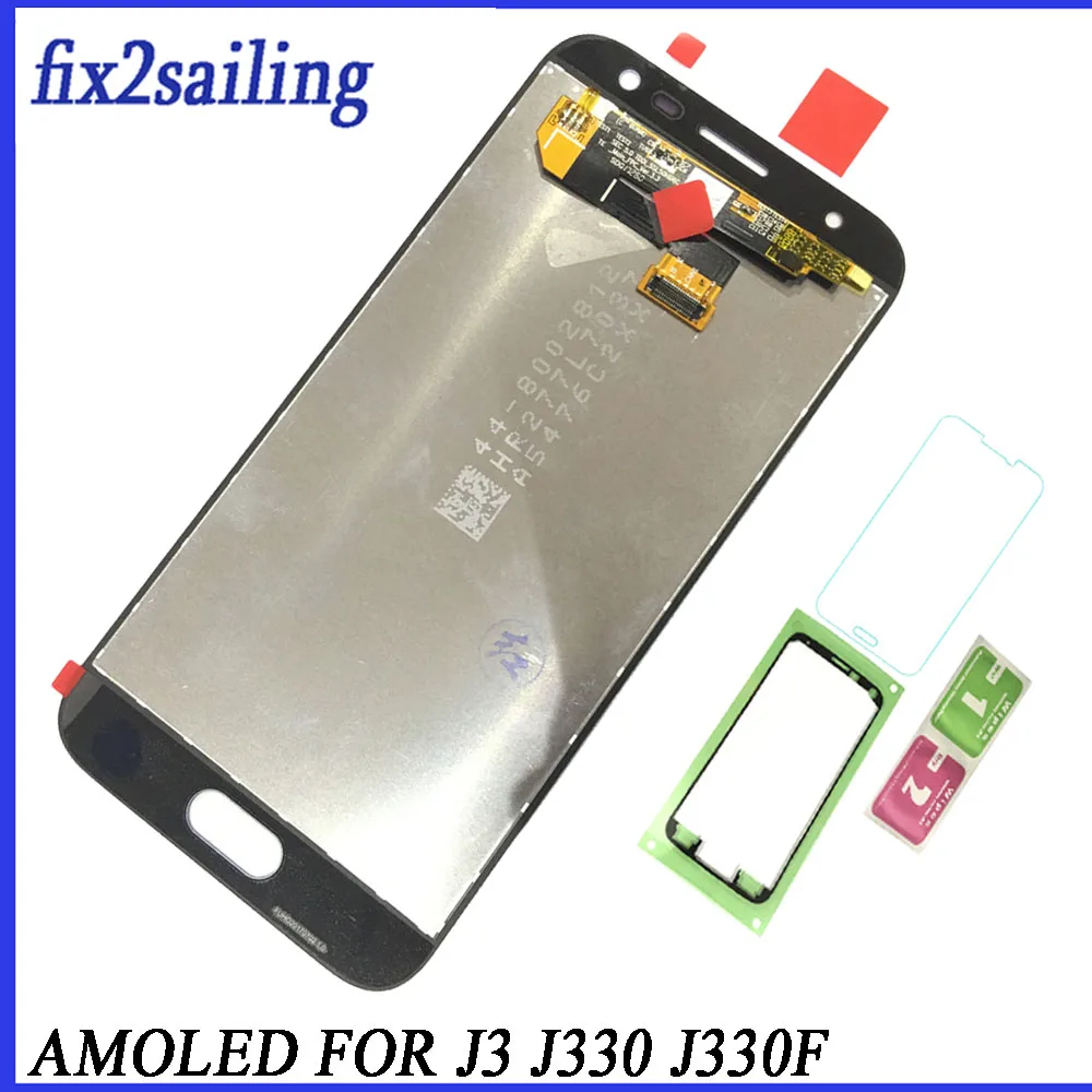 

100% Amoled Display For Samsung Galaxy J3 2017 J330 J330f Screen Lcd Display lcd digitizer Assembly Replacement Lcd digitizer