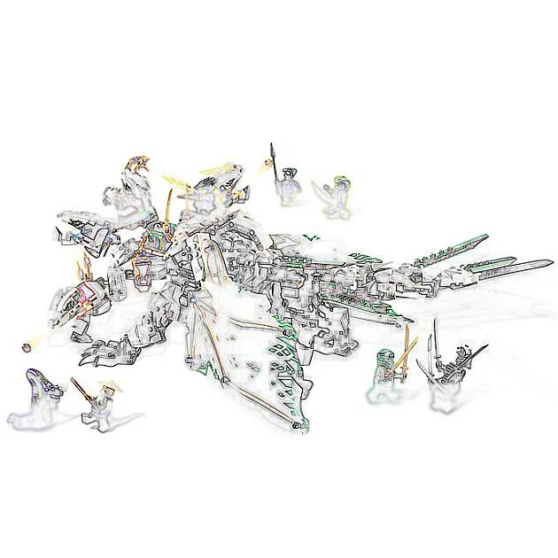 

legoings NEW! 2019 Ninja Ultra Dragon Model Building Blocks Birthday Gifts Toys For Children 1100 Pcs 70679