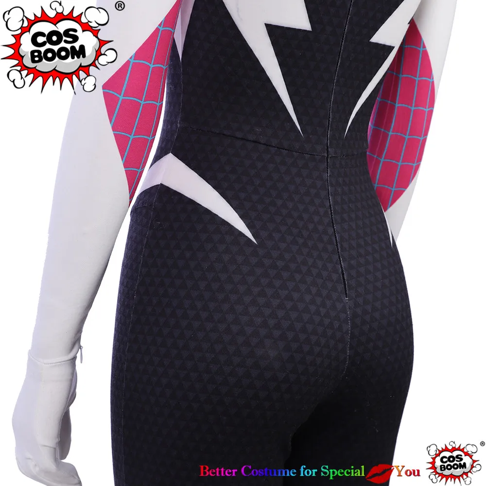 spider-man into the spider-verse spider-woman gwen stacy jumpsuit cosplay costume2