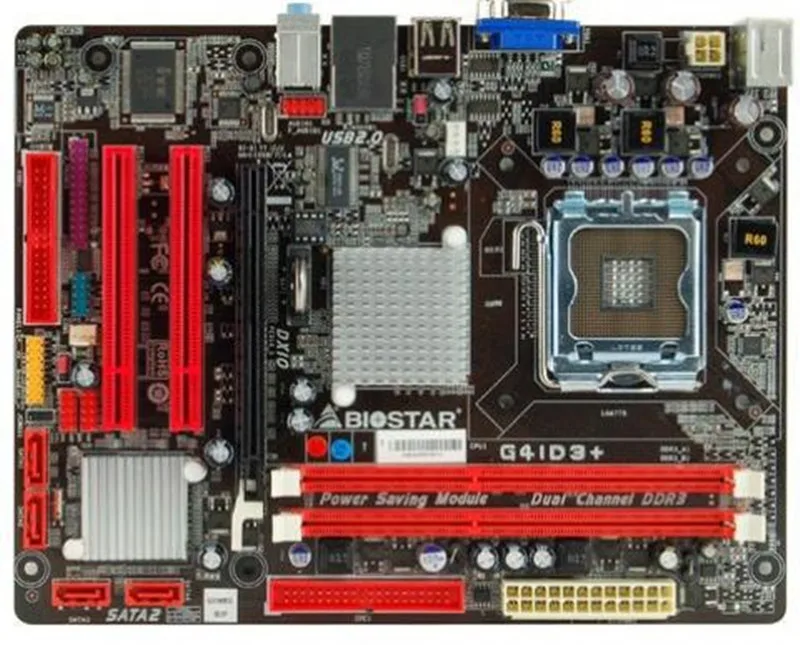 Для BIOSTAR G41 D3 + оригинальная б/у материнская плата LGA 775 DDR3 SATA2 USB2.0 | Компьютеры и офис