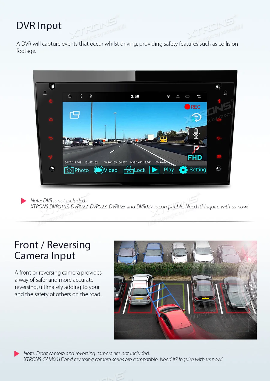 Discount XTRONS 7" Android 8.1 Octa Core 2GB RAM 16GB ROM Car Stereo Radio GPS navigation for OPEL Astra Corsa Zafira for VAUXHALL No DVD 16