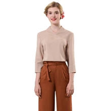 XS до XXXL большой размер спа Униформа мода тонкая Рабочая Блузка+ брюки комплект Высокое качество Белый Рабочий комбинезон Спецодежда