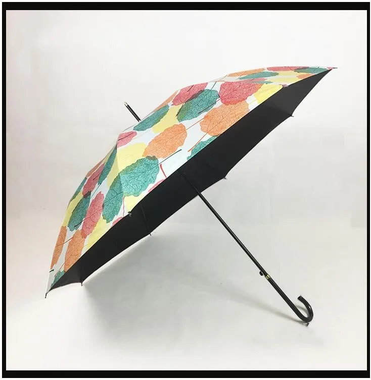 TECHOME, ветрозащитный зонтик с длинной ручкой, солнечный и дождливый, большой зонтик, для улицы, для мужчин и женщин, эпонж, ткань, в полоску, зонтик