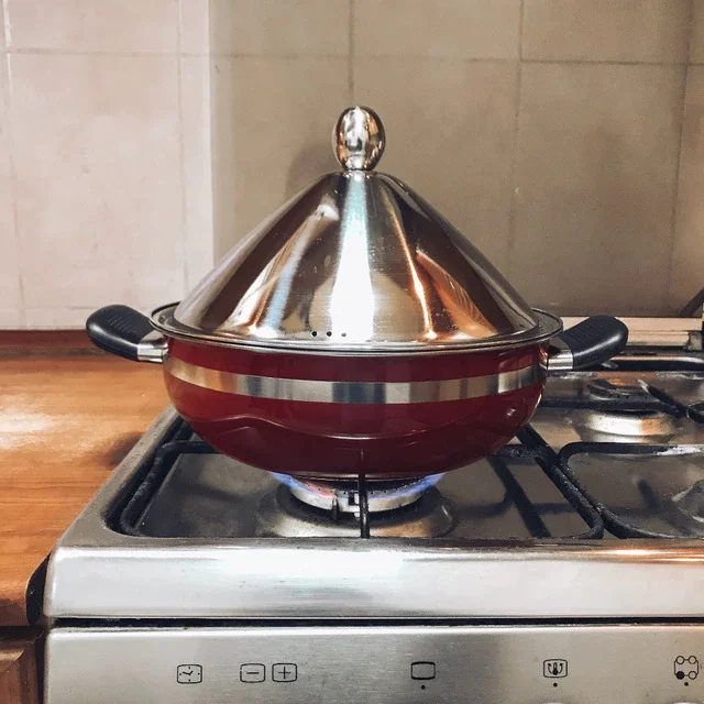 Тажин Пароварка &quotVETTA&quot d26 см нержавеющая сталь|double pan|pan doubleinduction pan |