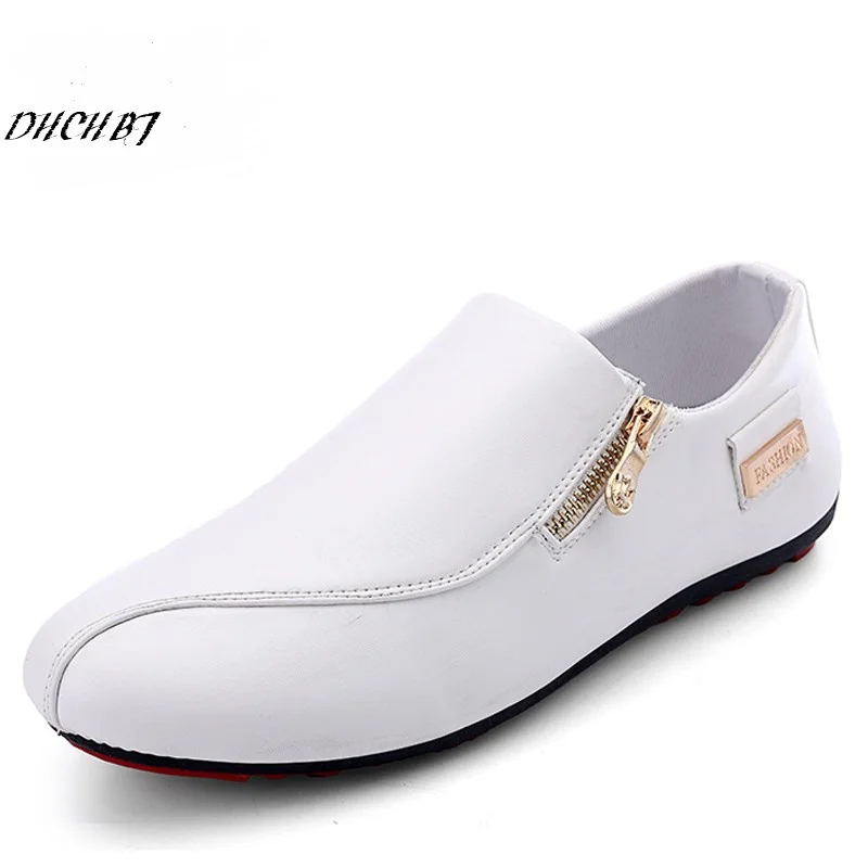 

2018 fashion Men shoes spring summer men casual shoes leisure male leather flat loafers driving shoes for men size 39-44