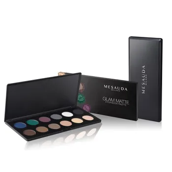 

Glam Matte Eyeshadow Palette 12 amazing velvety and sophisticated shades Italian make-up brand Mesauda Milano
