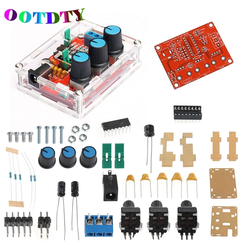 OOTDTY XR2206 Function Signal Generator DIY Kit Sine Triangle Square Wave 1HZ-1MHZ Drop Shipping Support diy 555 multi wave signal generator circuit kit