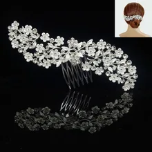 Новые Стразы, свадебные украшения для волос, аксессуары для девушек/невест, женские гребни для волос, Кристальные заколки невидимки для волос, украшения для волос