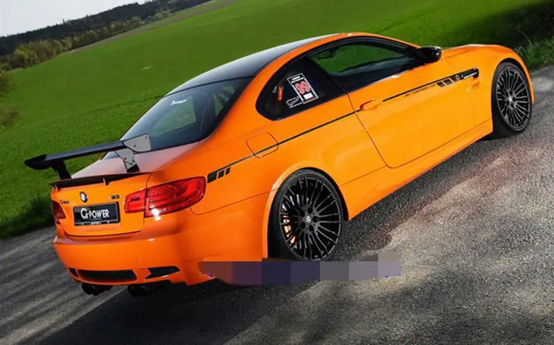 Для BMW 1M M3 E82 E87 E90 E92 E93 F30 F10 Revozport style GTS спойлер из углеродного волокна/FRP Материал Задний спойлер 2009