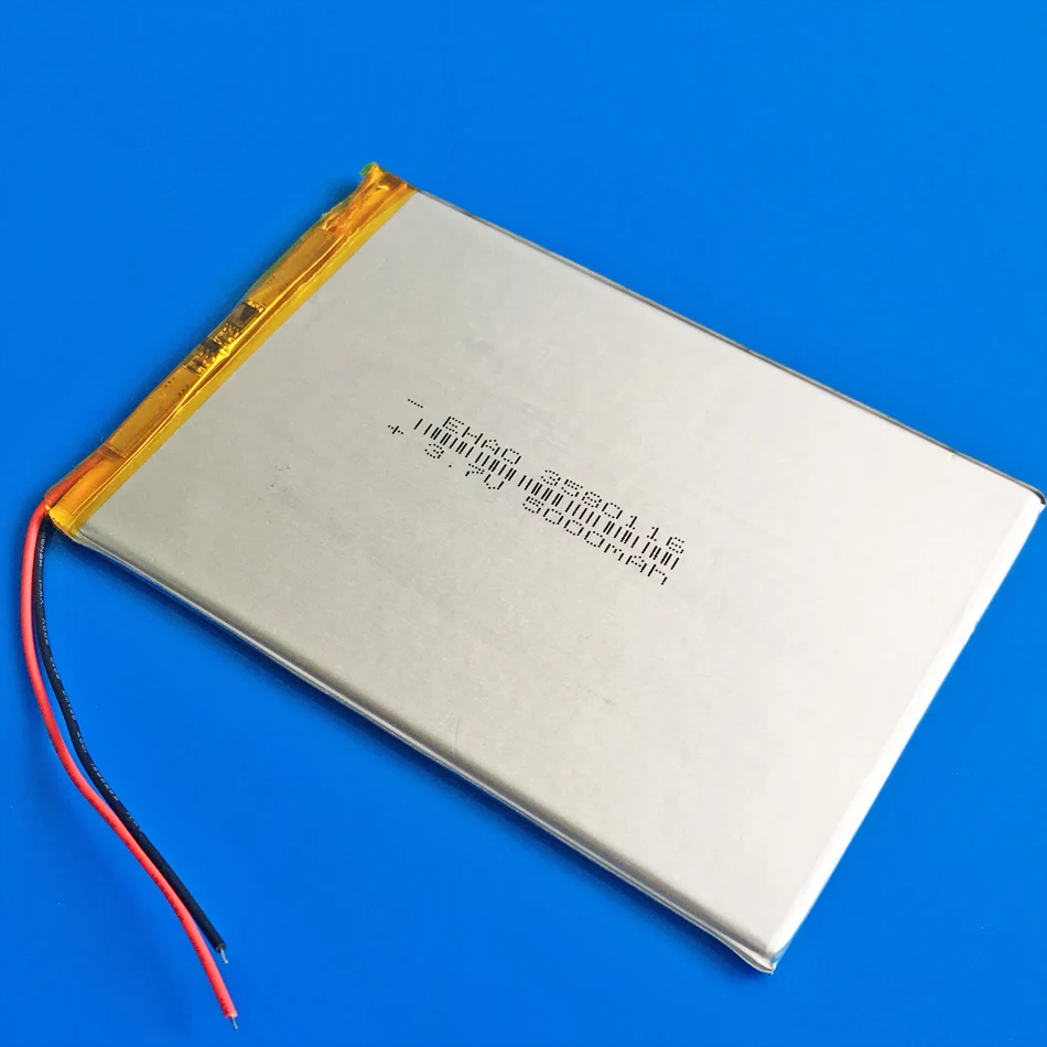 3,7 V 5000mAh литий-полимерная LiPo аккумуляторная батарея для gps psp DVD PAD Электронная книга планшетный ПК Ноутбук power bank видео игра 3580116