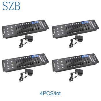 

4 PCS 192 DMX Controller DMX512 Console DJ Controller Lighting Controller for Stage Lights Equipments /SZB-DISCO192