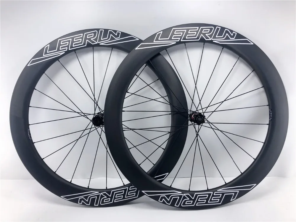 

Fast shipping LEERUN DT 240 Hubs Carbon Disc Wheels 700C 38mm 45mm 50mm 60mm 25mm Widt Clincher Tubular Disc Rims For Road Bike