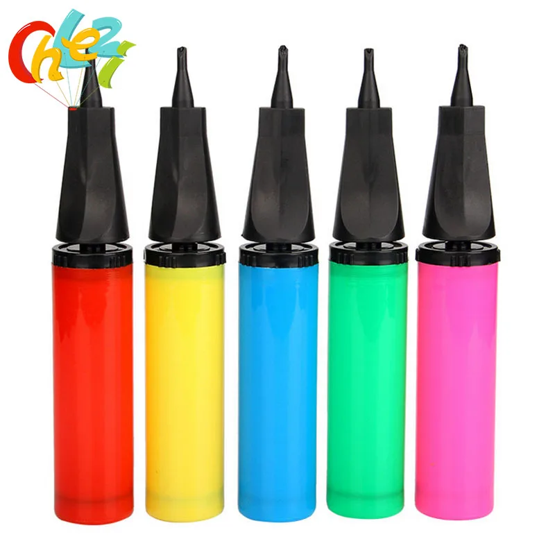 Hand Balloon Air Pump Plastic Manual Inflating Latex Foil Accessories Birthday Party Festival Celebration Tools | Дом и сад
