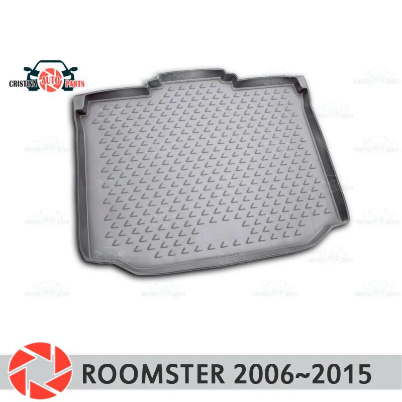 Коврик для багажника Skoda Roomster 2006-2015 напольные коврики Нескользящая