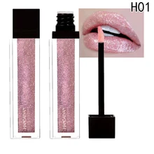 Брендовая Золотая, серебряная, блестящая и матовая помада водонепроницаемый красный, матовый губы Глянцевая жидкость помада Косметика Красота Цвет губ
