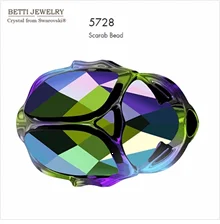 MS Betti, 3 шт./лот, кристалл Swarovski, 6656, Галактическая Вертикальная подвеска, австрийские бусины для рукоделия, изготовления ювелирных изделий