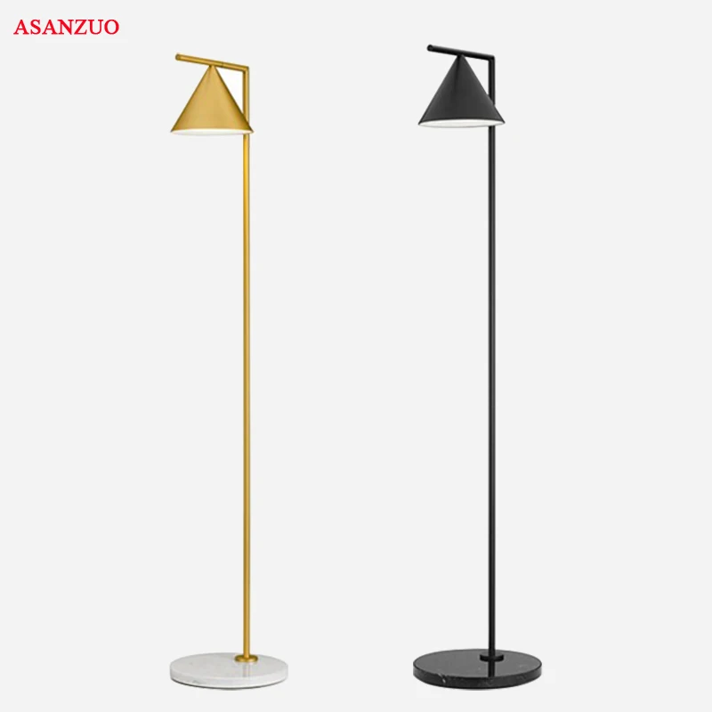 

Nordic art LED Floor Lamp Eye-protective Brightness Modern Standing Floor Light for Home Living Room Study Bedside Reading
