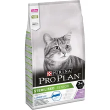 Корм для кошек Purina Pro Plan, для стерилизованных кошек и кастрированных котов старше 7 лет, с индейкой, Пакет, 10 кг