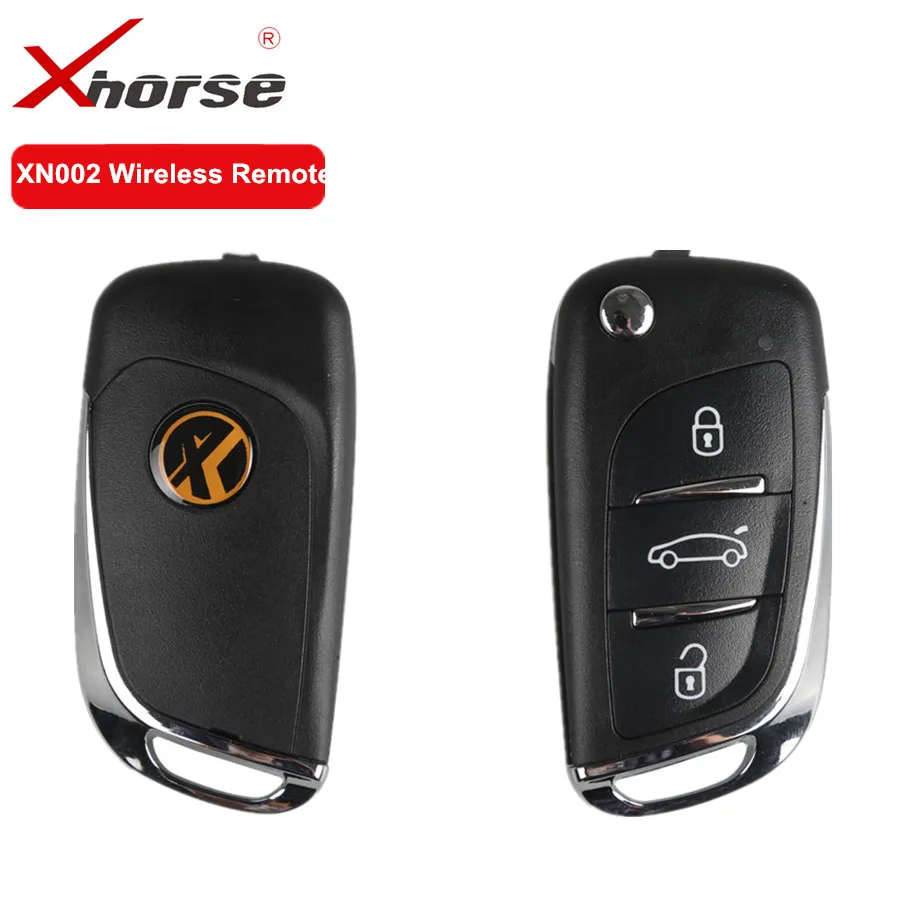 XHORSE XN002 Беспроводной удаленный ключевой для DS Тип Английский Универсальный пульт ключ 3 кнопки работают с VVDI2 и VVDI ключевым инструментом 1 шт. - изображение