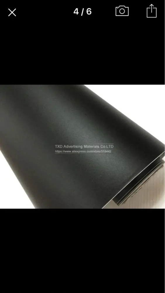 Black Gloss Vinyl Wrap Car Roof Film Sheet 1.35m x3m - Price
