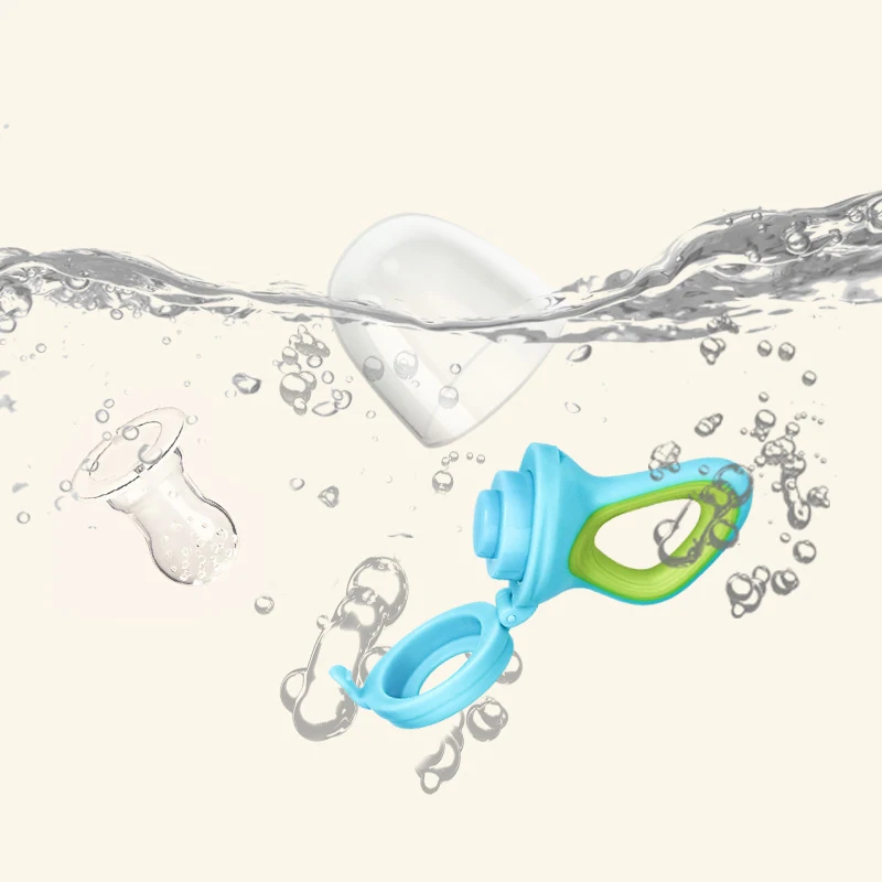 Baby Fruits And Vegetables Teether Infant Bite Bags Pacifier Reassure Chlidren Silicone Buckle Drinkers  (24)
