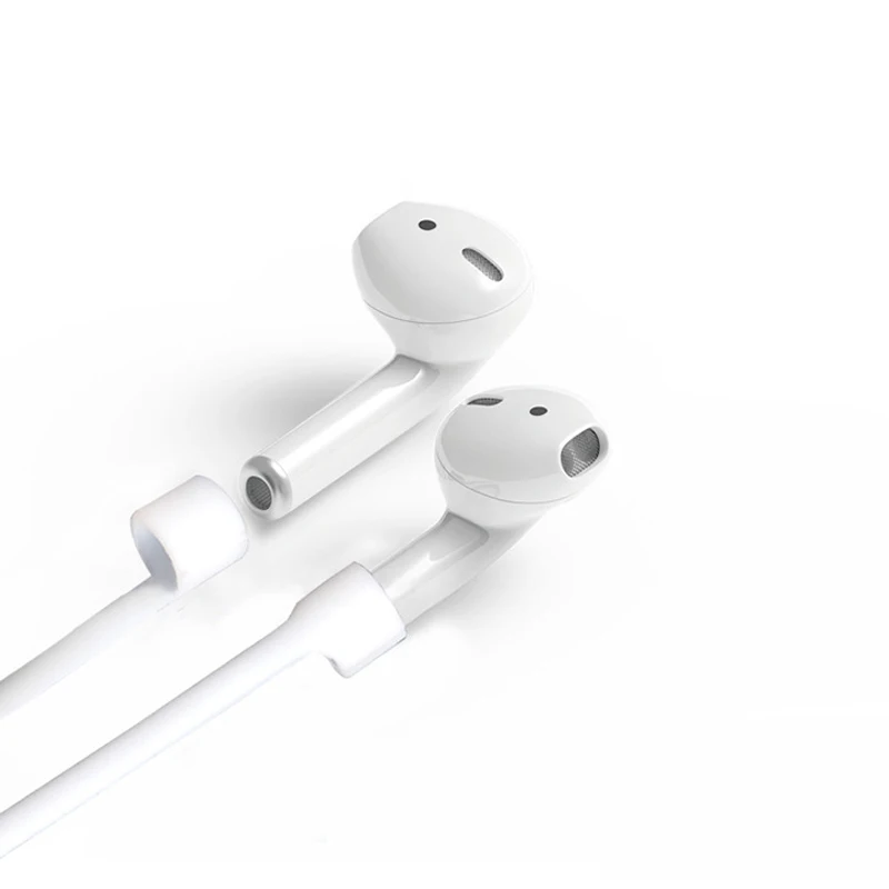 50 шт. силиконовый спортивный ремешок для Apple AirPods String Air Pods анти-потеря ремень провода кабельный разъем для Apple гарнитура для AirPods